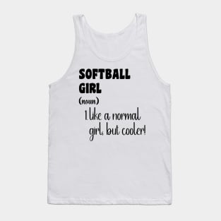 Softball Girl Tank Top